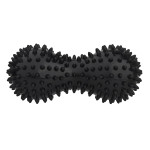 Массажный мяч двойной U-Power DuoBall Spike 7 см (Black)