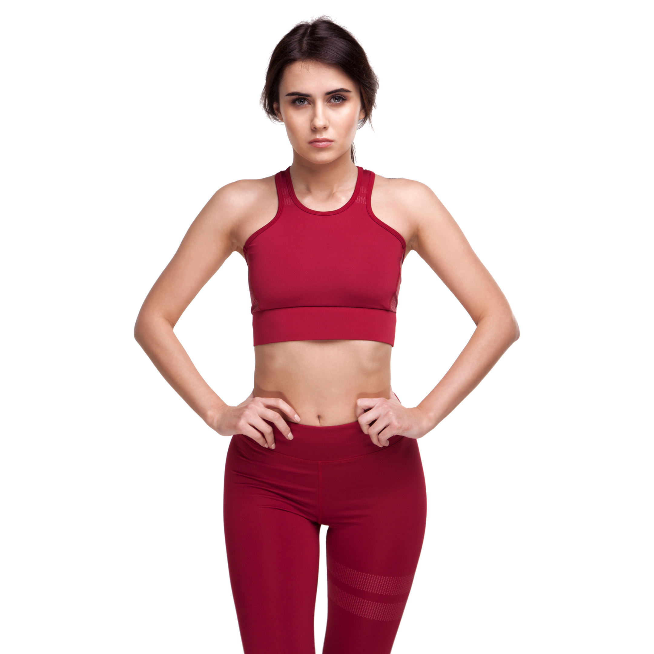 Комплект для фитнеса U-Power (Burgundy)