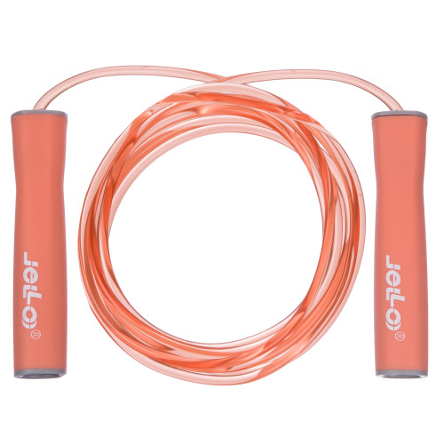 Скакалка скоростная U-Power Jello Fitness (Peach)