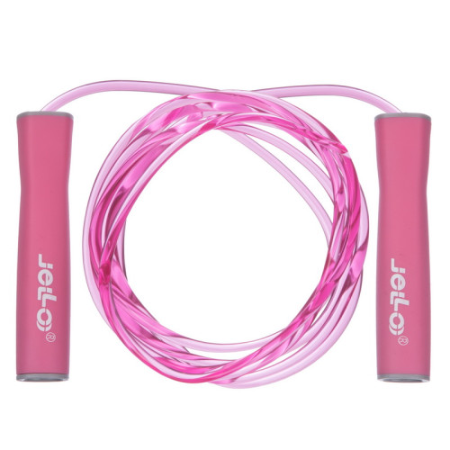 Скакалка скоростная U-Power Jello Fitness (Pink)